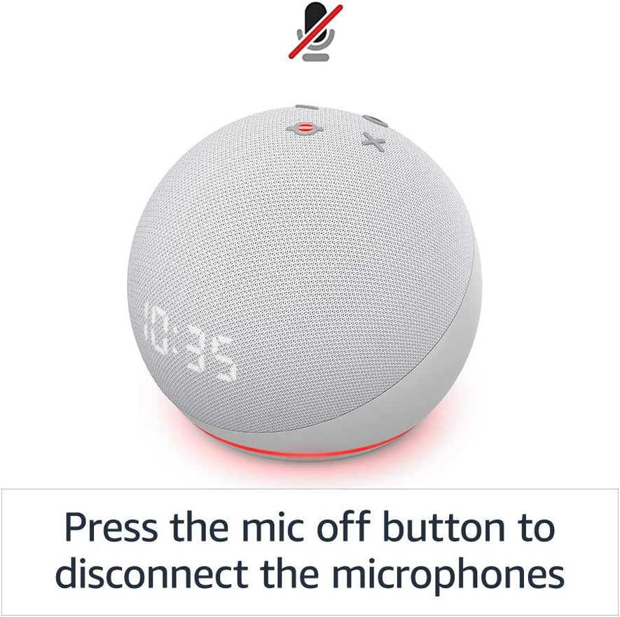 Alexa Echo Dot 4ta Gen (Con reloj)